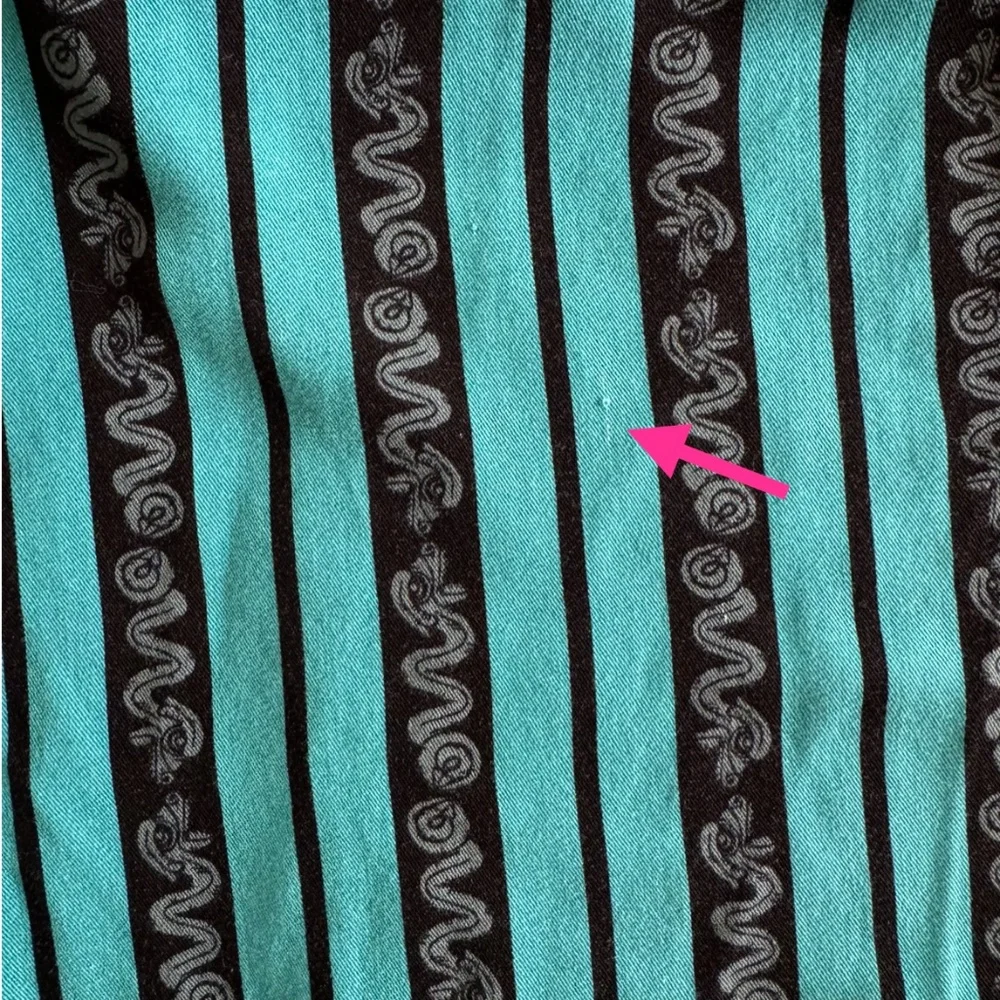 Women’s Teal & Black Striped Lounge Pants - Picture 5 of 10